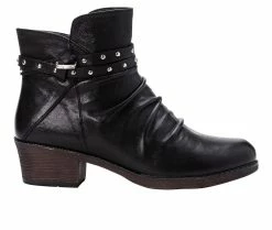 Cheap 🔥 Women's Propet Roxie Heeled Booties Black 🎁