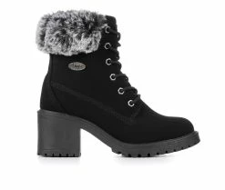 Promo 👍 Women's Lugz Clove Heeled Booties Black 🔥