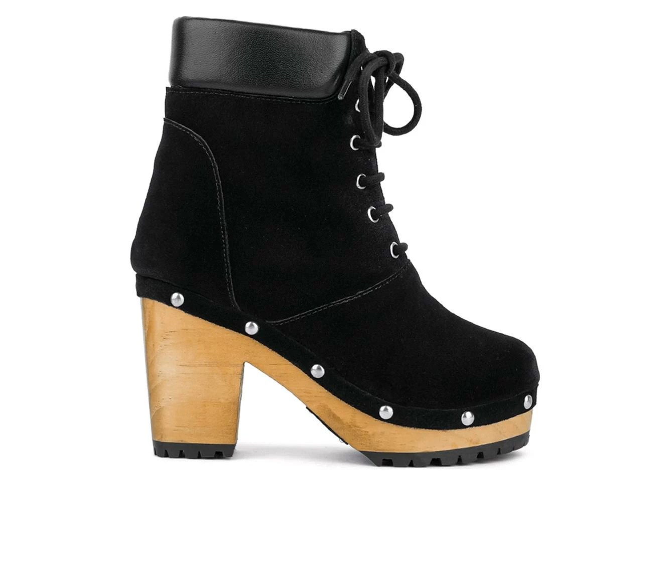 Hot Sale π₯ Women's Rag & Co Maaya Heeled Lace Up Booties Black β 2 Hot Sale π₯ Women's Rag & Co Maaya Heeled Lace Up Booties Black β - Image 2