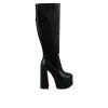 Deals 💯 Women's London Rag Coraline Heeled Mid Calf 🥾 Boots Black ⭐