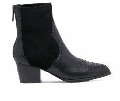 Coupon 💯 Women's Chelsea Crew Black Label Lima Heeled Booties Black ✨