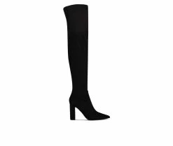 Brand new 🌟 Women's Nine West Daser Knee High Heeled 🥾 Boots Black ✔️