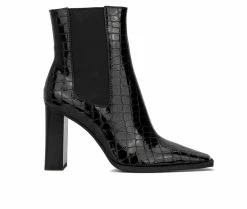 Cheapest 🌟 Women's Gabrielle Union Darla Heeled Chelsea 🥾 Boots Black 🤩