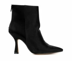Promo 🎉 Women's Gabrielle Union Danika Bootie Heeled Booties Black PU ⭐