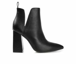 Coupon 👏 Women's Journee Collection Neima Heeled Booties Black ❤️