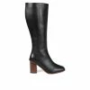 Coupon 🎁 Women's Journee Signature Tamori-WC Knee High 🥾 Boots Black ❤️