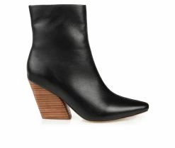 New ❤️ Women's Journee Signature Hydra Heeled Booties Black ✨