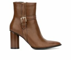 Top 10 😍 Women's Torgeis London Heeled Ankle Booties Tan ❤️