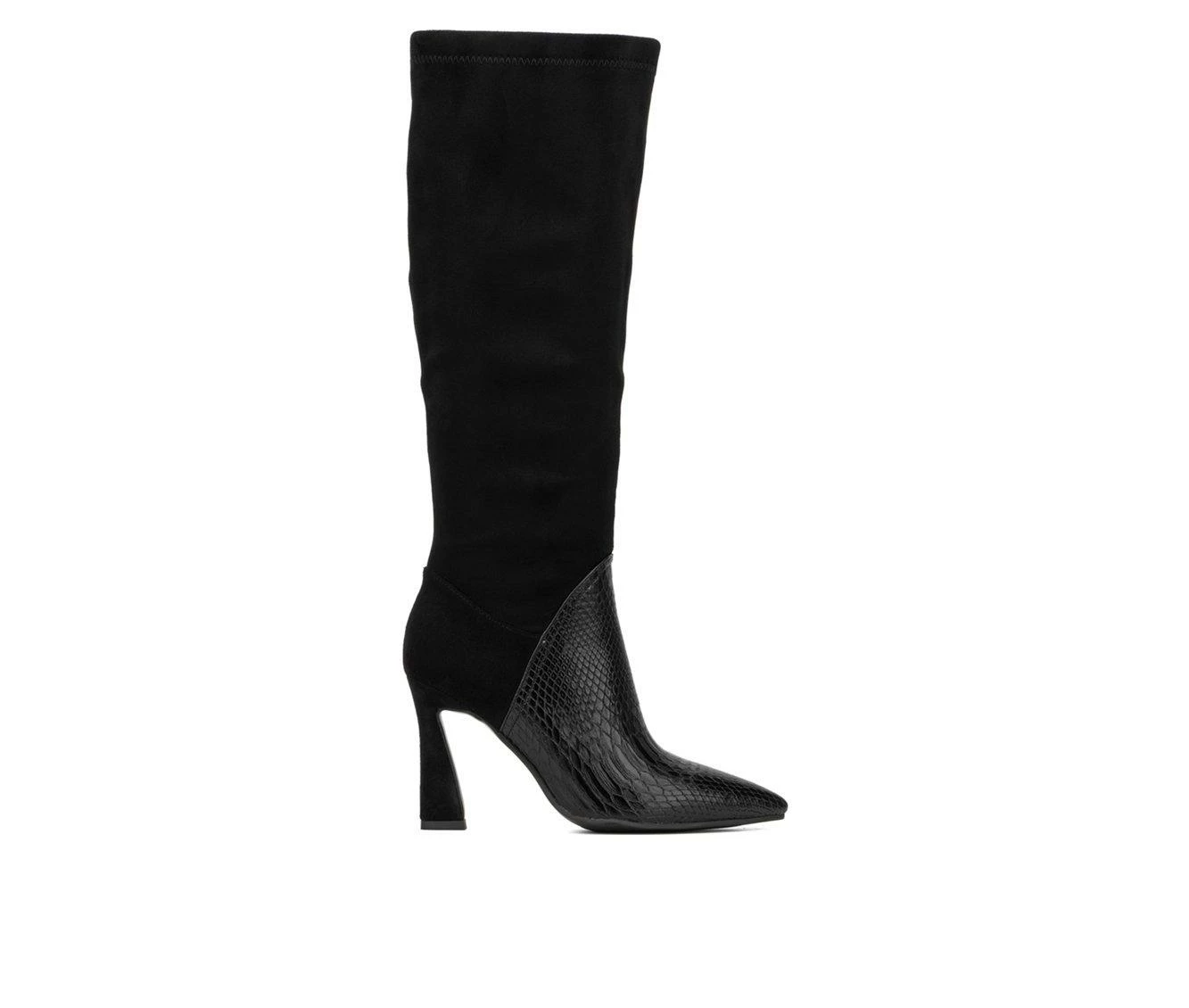 Hot Sale π Women's Torgeis Mia Knee High Heeled π₯Ύ Boots Black π 2 Hot Sale π Women's Torgeis Mia Knee High Heeled π₯Ύ Boots Black π - Image 2