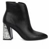 New 🧨 Women's Torgeis Lailah Heeled Booties Black 👏