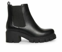 Budget 😍 Women's Madden Girl Tessa Chelsea 🥾 Boots Black 👍
