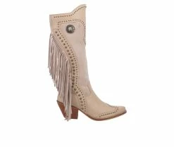 Discount 😍 Women's Dingo Boot Tahoe Cowboy 🥾 Boots Natural ⭐