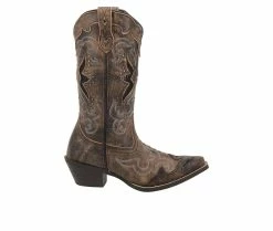 Best deal 👏 Women's Laredo Western 🥾 Boots Lucretia Western 🥾 Boots Black/ Tan 🎁