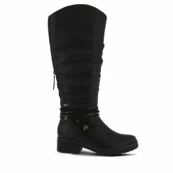 Promo 🤩 Women's SPRING STEP Vanquish Knee High 🥾 Boots Black ✔️
