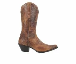 Hot Sale 😍 Women's Dan Post Colleen Western 🥾 Boots Tan 🔥
