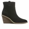 Budget 🌟 Women's Dr. Scholls Mirage Wedge Booties Black 😍