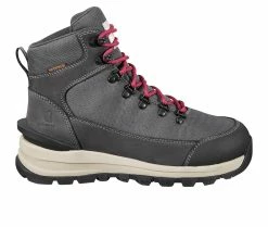 Cheapest 💯 Women's Carhartt FH6587 👩 Women's Gilmore 6" WP Alloy Toe Work 👟 Shoes Dark Grey 🧨