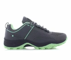 Best Sale 👍 Women's Pacific Mountain Sprinter Waterproof Hiking 👟 Shoes Grey/Mint 🧨 -Journee shop 1 2185