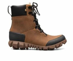 Deals 🧨 Women's Bogs Footwear 👩 Womens Arcata Urban Leather Tall Winter 🥾 Boots Carmel/Amber ⭐