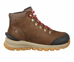 Cheapest ✨ Women's Carhartt FH5556 👩 Women's Gilmore 5" WP Alloy Toe Work 👟 Shoes Dark Brown ✔️