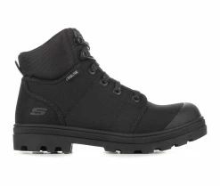 Promo 🛒 Women's Skechers Work 108055 Darragh Work 🥾 Boots Black 😍