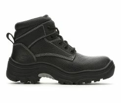 Wholesale 👏 Women's Skechers Work Workshire Krabok 77241 Steel Toe Work 🥾 Boots Black 👍