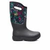 Discount 🥰 Women's Bogs Footwear Neo-Classic Cartoon Flower Winter 🥾 Boots Black Multi 🌟