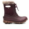 Promo 👏 Women's Bogs Footwear 👩 Womens Arcata Faded Winter 🥾 Boots Wine 😀