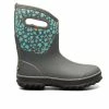 Hot Sale ⌛ Women's Bogs Footwear Classic Mid Animal Winter 🥾 Boots Gray Multi 🥰
