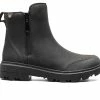 Coupon ⭐ Women's Bogs Footwear Holly Zip Leather Winter 🥾 Boots Black ⌛