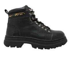 Flash Sale 🎉 Women's AdTec 6" Steel Toe Work 🥾 Boots Black 🧨
