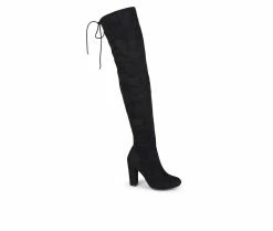 Wholesale 🎁 Women's Journee Collection Maya Over-The-Knee 🥾 Boots Black 😍
