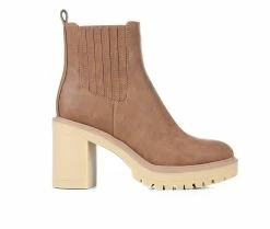 Deals 💯 Women's DV BY DOLCE VITA Jetta Booties Luggage 🎁