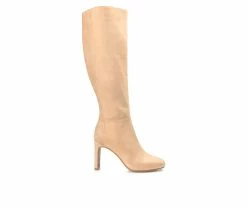 Brand new 💯 Women's Journee Collection Elisabeth Extra Wide Calf Knee High 🥾 Boots Nude 😀