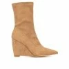 Best reviews of 😀 Women's New York And Company Odette Wedge Booties Nude ❤️