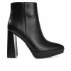 Buy 🧨 Women's Journee Collection Marnnie Heeled Platform Booties Black 💯