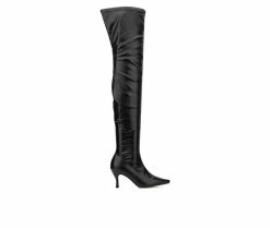 Cheapest ✨ Women's Gabrielle Union Tall Celia Boot Over The Knee 🥾 Boots Black 🧨