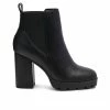 Cheapest ⭐ Women's London Rag Bolt Block Heel Chelsea Booties Black 👏