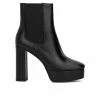 Coupon 🛒 Women's Gabrielle Union Janna Heeled Chelsea Booties Black 🤩