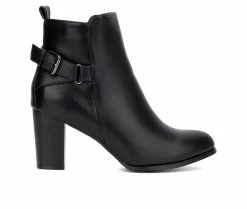 Best deal 🔥 Women's New York And Company Andra Heeled Booties Black 🎉