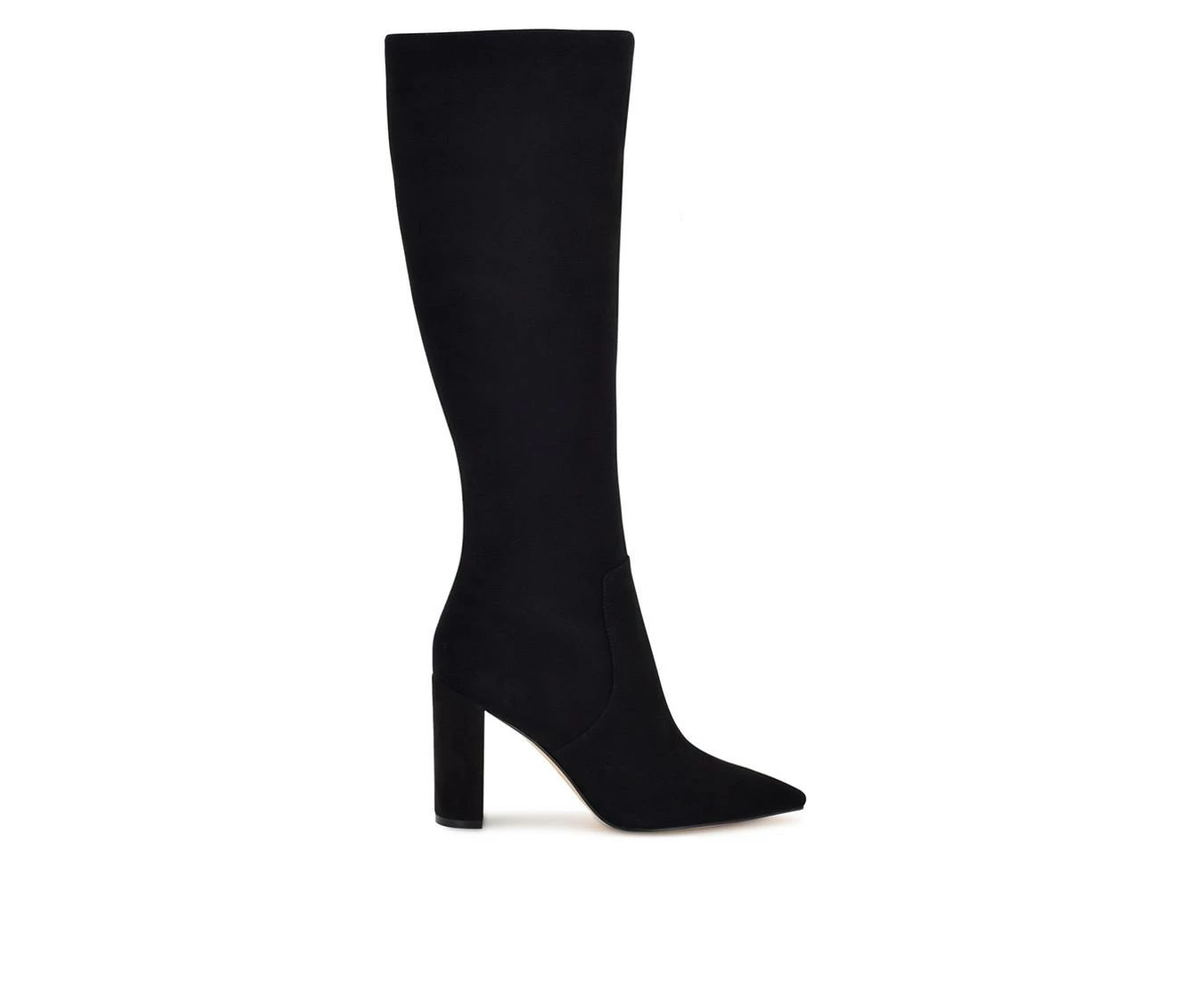 Hot Sale π Women's Nine West Dane Heeled Knee High π₯Ύ Boots Black Suede π 1 Hot Sale π Women's Nine West Dane Heeled Knee High π₯Ύ Boots Black Suede π