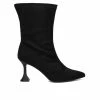 Buy ✨ Women's Fashion To Figure Kia Heeled Booties Black Wide 🌟