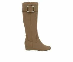 Buy 🤩 Women's Impo Genia Knee High Wedge 🥾 Boots Hummus 🌟