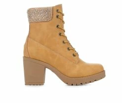 Brand new 🛒 Women's Zigi Soho Destiny Lace-Up 🥾 Boots Wheat ❤️