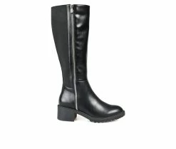 Buy ⌛ Women's Journee Collection Morgaan Extra Wide Calf Knee High 🥾 Boots Black ❤️