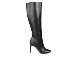 Best Pirce 😉 Women's Journee Collection Glenda Extra Wide Calf Knee High 🥾 Boots Black 🥰