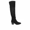 Outlet 🛒 Women's Journee Collection Zivia Wide Calf Over-The-Knee 🥾 Boots Black 🎉