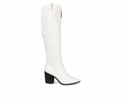 New ⭐ Women's Journee Collection Therese Extra Wide Calf Over-The-Knee 🥾 Boots Bone 😍