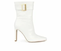 Flash Sale 😉 Women's Journee Collection Elanie 🥾 Boots White 🔥