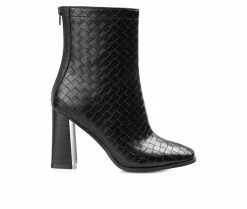 Best Pirce 😀 Women's Journee Collection Brielle Booties Black 😉
